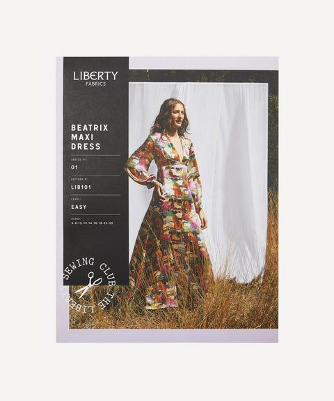 Patrwm Gwisg Liberty Beatrix Maxi