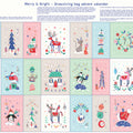 Image of Fabric-Dashwood-Studios-Merry-&-Bright-Drawstring-Advent-Bags