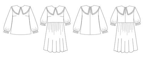 Nina Lee Bakerloo Blouse Dress and Blouse Pattern