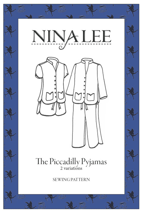 Nina Lee Piccadilly Pyjamas Sewing Pattern