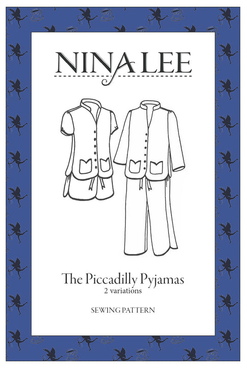 Patrwm Gwnïo Pyjamas Nina Lee Piccadilly 
