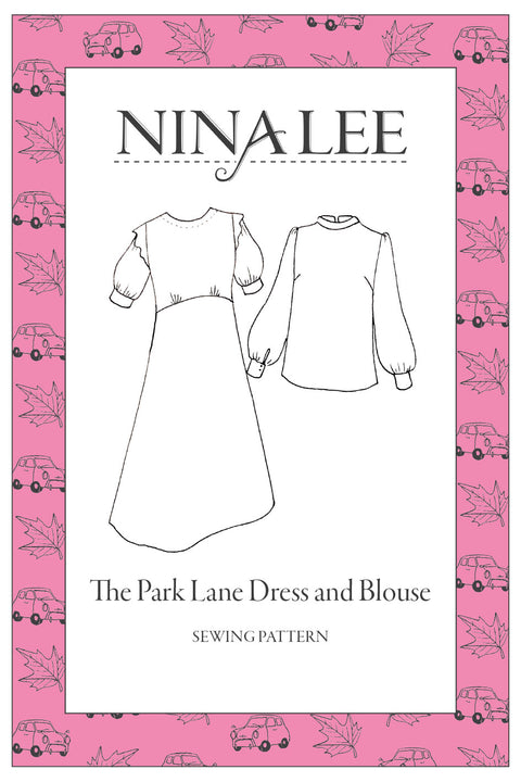Nina Lee Park Lane Dress and Blouse Pattern