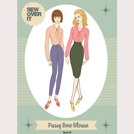 Sew Over It Pussy Bow Blouse Sewing Pattern