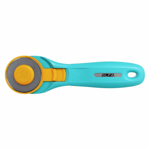Olfa Aqua Splash Rotary Cutter - 45 mm - Turquoise