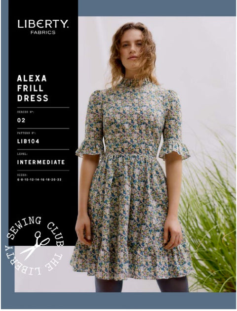 Liberty Alexa Frill Dress Pattern