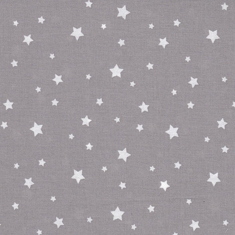 Pale Grey Double Gauze - Etoile