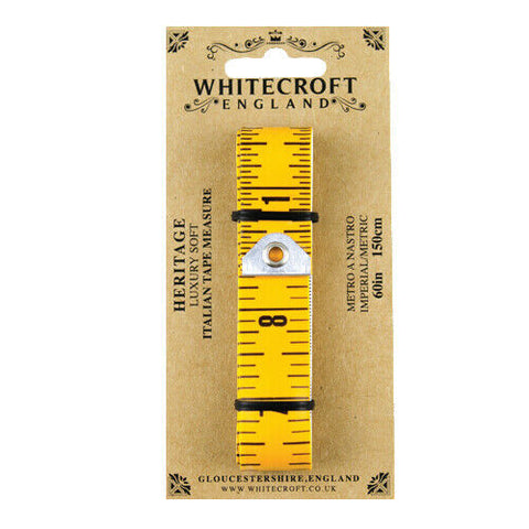 Whitecroft England Heritage Luxury Soft Italian Tape Measure